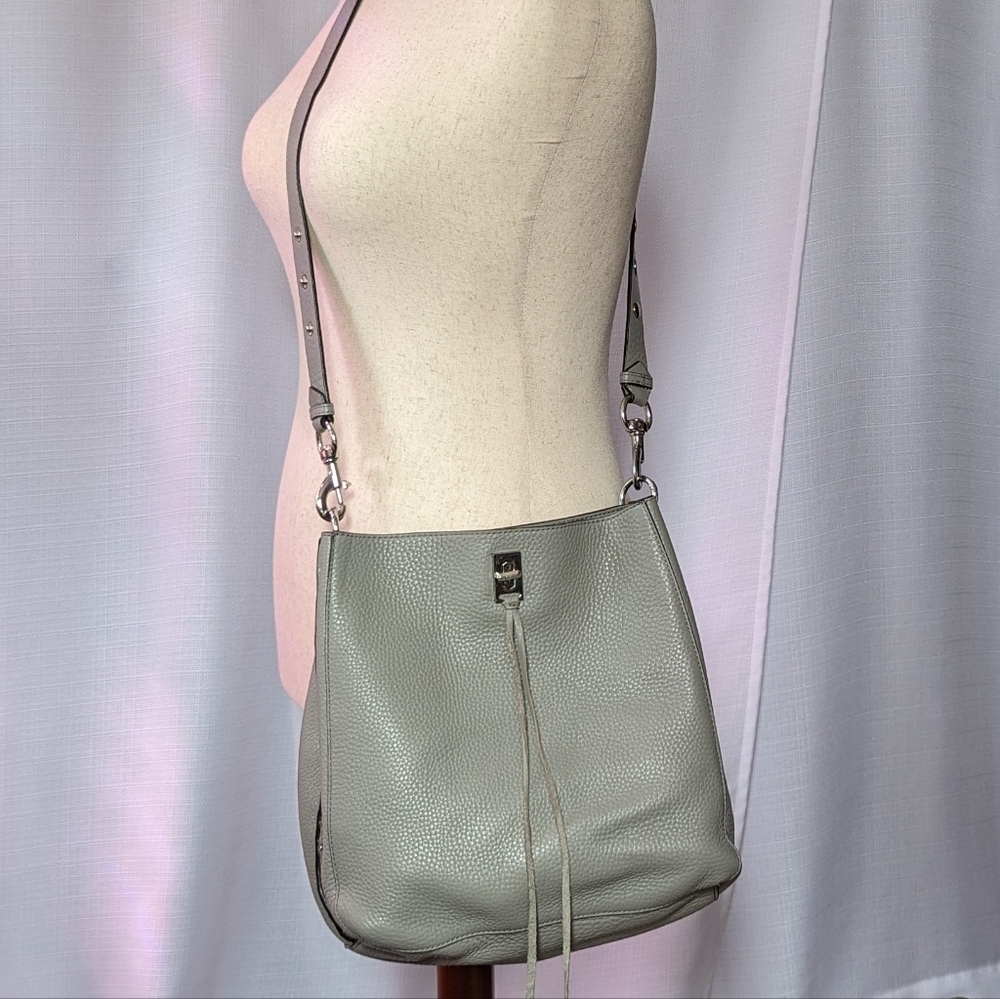 Grey Pebble Leather Rebecca‎ Minkoff Convertible Bag